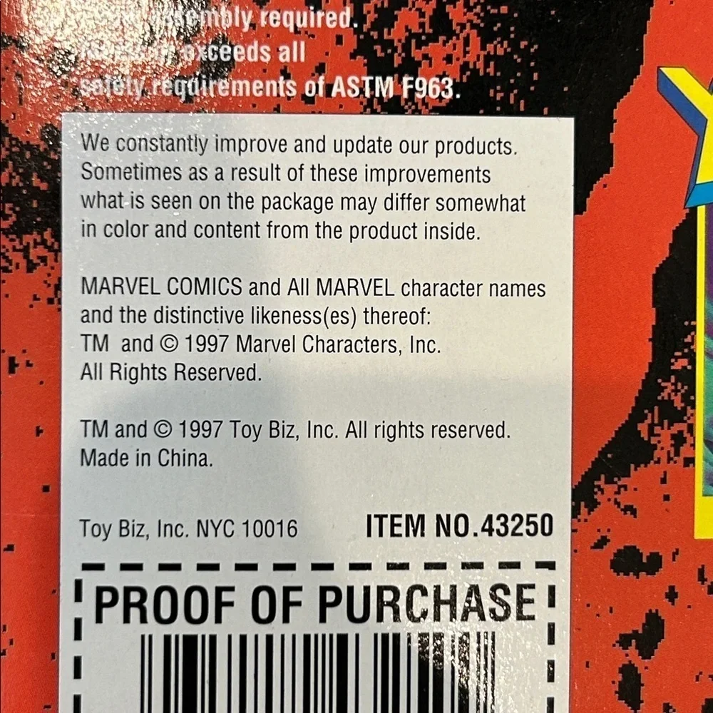 Vintage 1997 Marvel X-Men Monster Armor Mystique action figure NIP